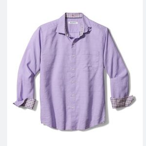 Tommy Bahama Costa Capri Classic Fit Linen Blend Button-Up Shirt